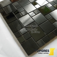 MOSAIC MM042 Metal mozaika Multimix černá 300x300 mm
