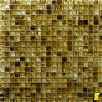 MOSAIC MS51 Mozaika sklo žlutohnědá 327x327 mm