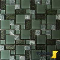 MOSAIC MKS481 Mozaika Multix8 zelená 298x298 mm