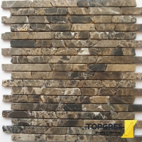 EUROSTONE Marron Emperador mozaika mramor hnědá 305x305 mm