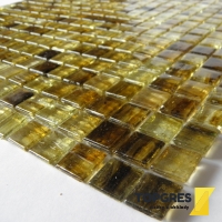 MOSAIC MS51 Mozaika sklo žlutohnědá 327x327 mm