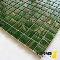 MOSAIC MSG43 Goldstar Mozaika skleněná zelená 327x327 mm