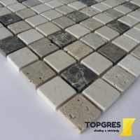 EUROSTONE Marmor mix mozaika mramor hnědokrémová 305x305 mm