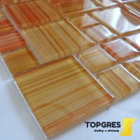 MOSAIC MSM64 Mozaika skleněná oranžová 300x300 mm