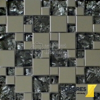 MOSAIC MMS048 Sklo-metal mozaika Multimix 300x300 mm