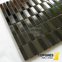 MOSAIC MM037 Metal mozaika černá 300x305 mm