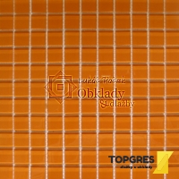 MOSAIC MSN041 Mozaika skleněná oranžová 297x297 mm