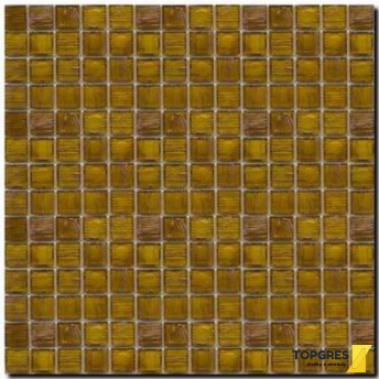 MOSAIC MSG26 Goldstar Mozaika skleněná žlutá 327x327 mm