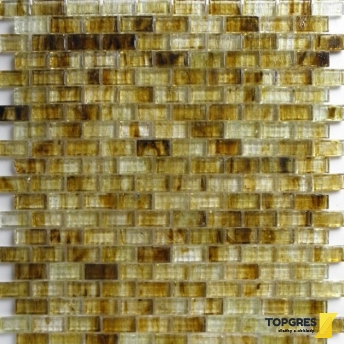 MOSAIC MSZ47 Mozaika sklo žlutohnědá 327x327 mm