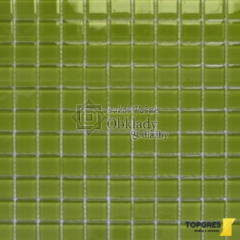 MOSAIC MSN062 Mozaika skleněná zelená 297x297 mm