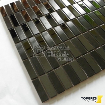 MOSAIC MM037 Metal mozaika černá 300x305 mm